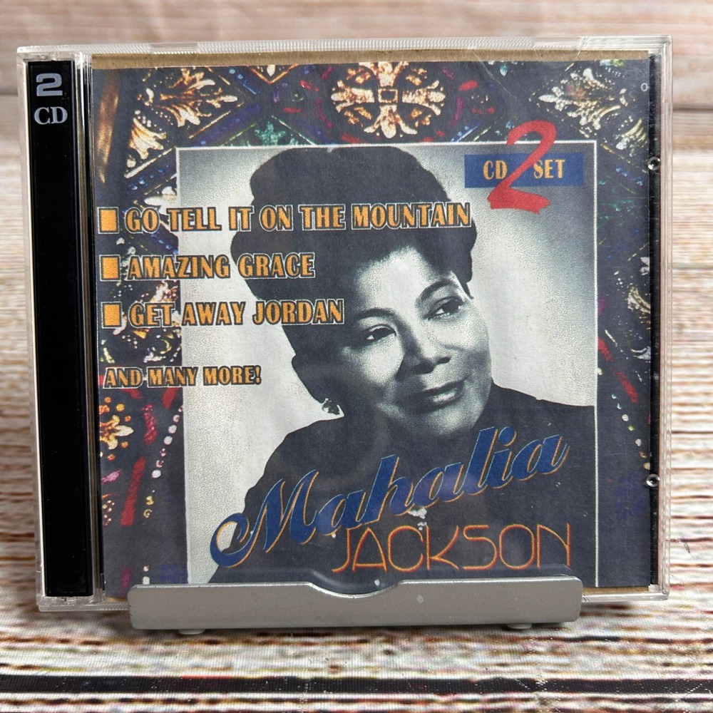 Mahalia Jackson 2 CD Set Amazing Grace Go Tell It On The Mountain Platinum Disc